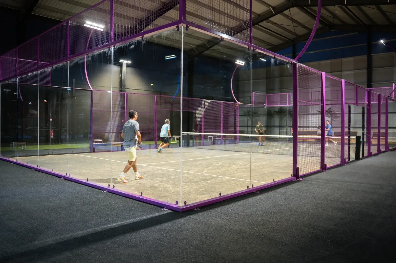 Installation de padel full panoramique