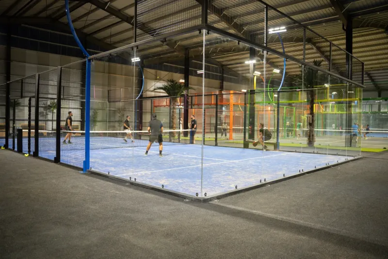 Structure panoramique et verre trempé 12 mm