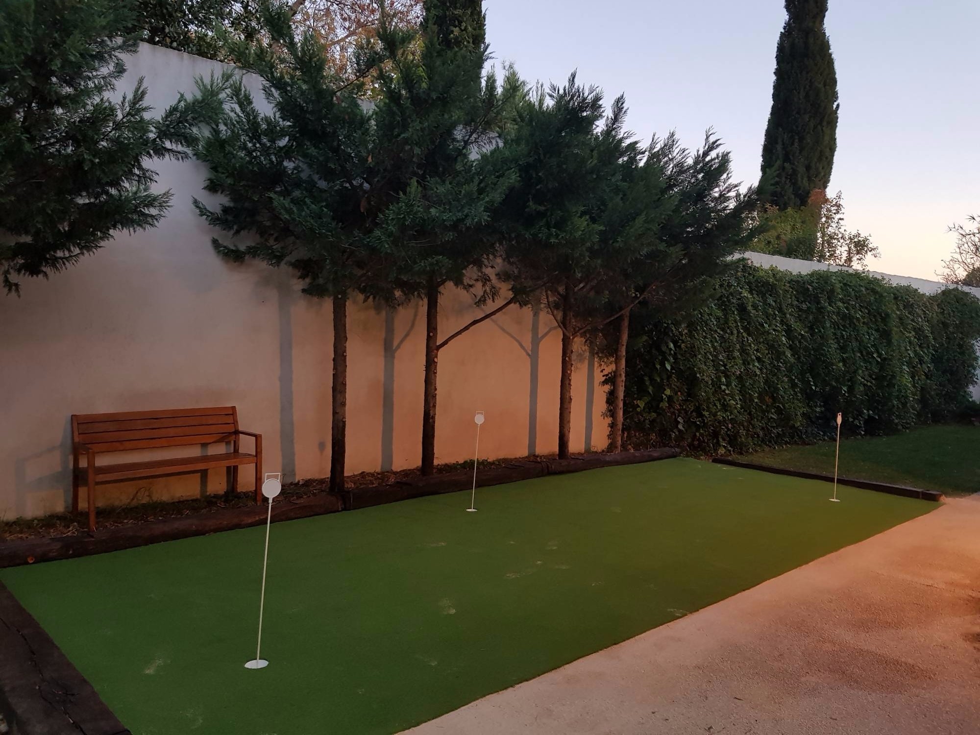 Pose d'un green synthétique finale