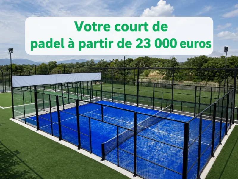 Prix d'un court de padel français