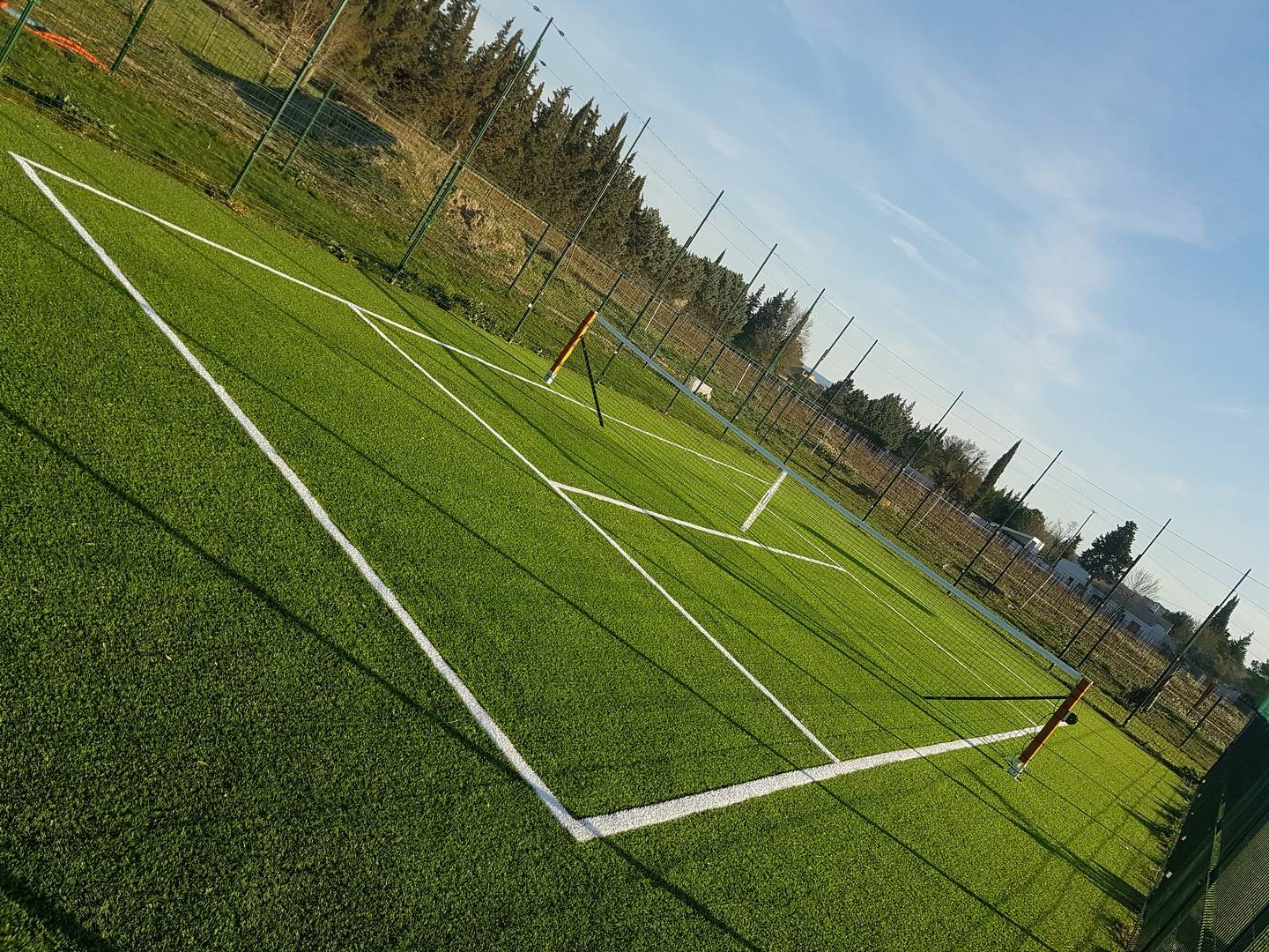 Installation d'un mini tennis privé à Aix en Provence