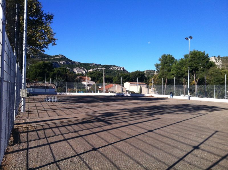 Sol stabilisé pour terrain de foot synthétique