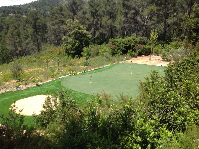 Pose de green de parcours Aubagne, Bouches du Rhône, 13