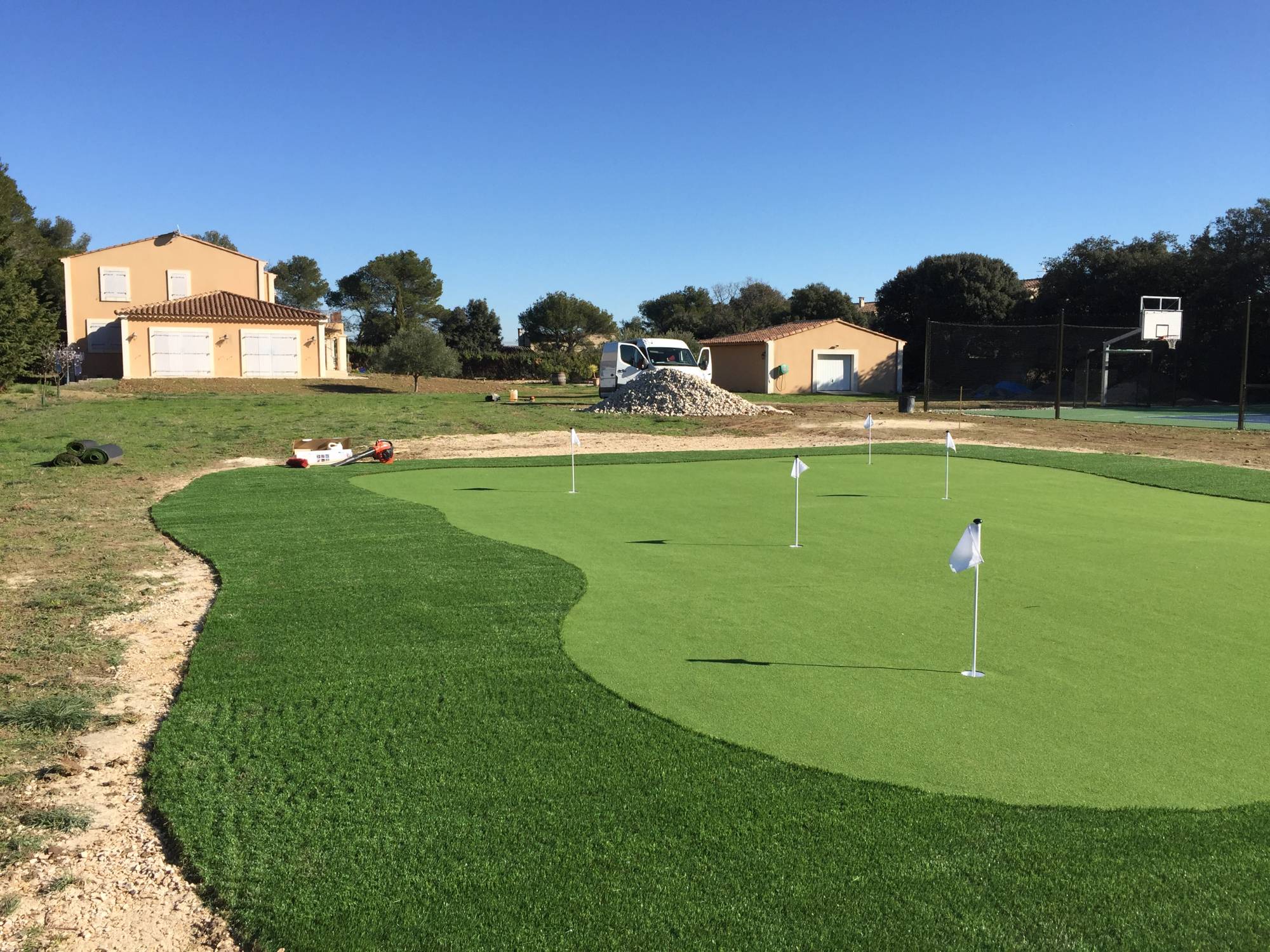 green de golf synthétique en PACA