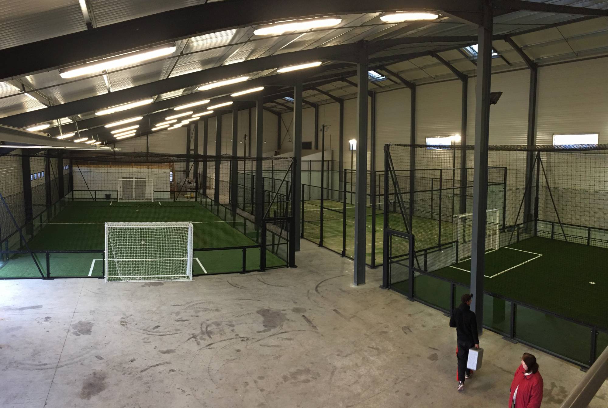 Installation de court de Padel