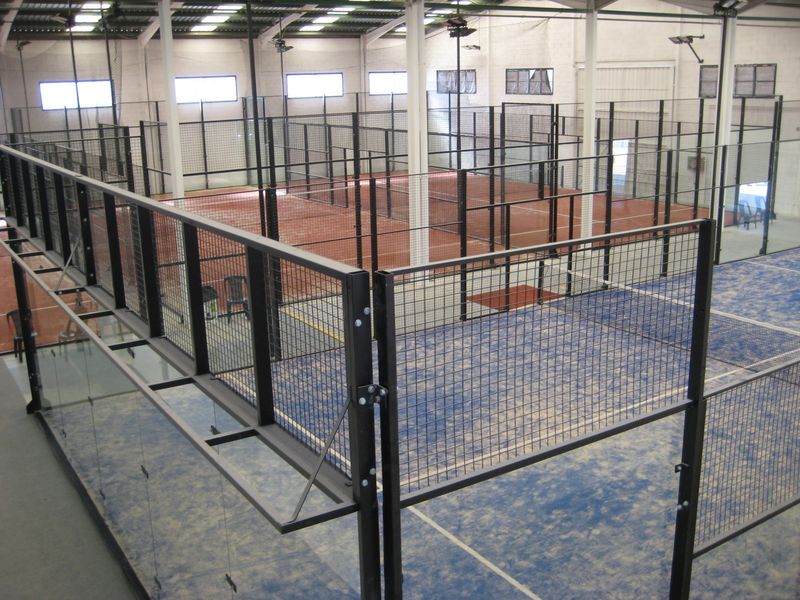 pose de court de padel